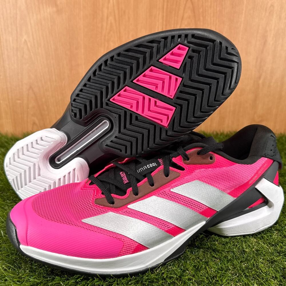 adidas Adizero Ubersonic 5 Lucid Pink Tennis Shoes JQ2901 Men's Size 10.5
